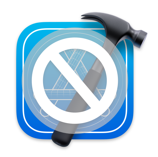 Icono de error al abrir Xcode 14.3.1 en macOS Sonoma